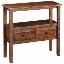 Ashley Furniture Tables Abbonto - Warm Brown - Accent Table