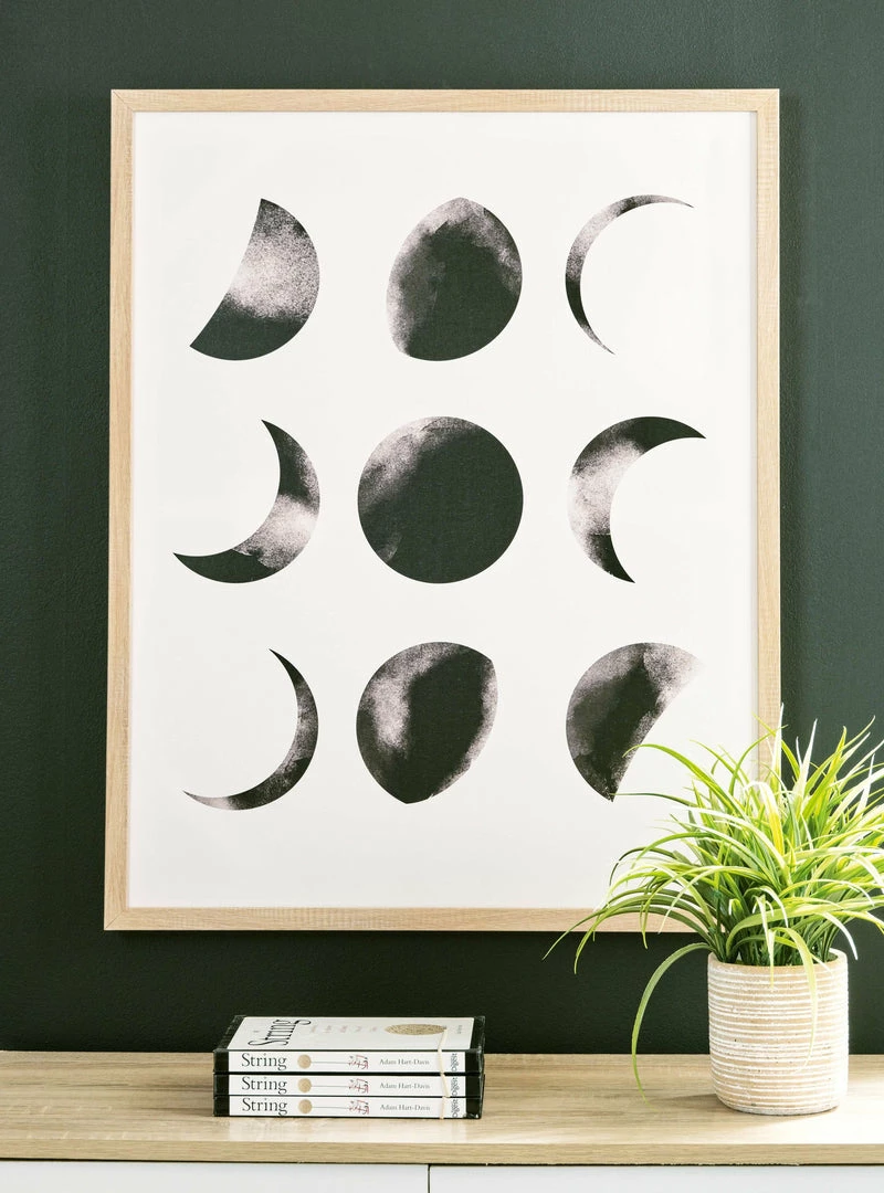 Top 10 💯 Ashley Furniture Accessories Shaydunn - Black/white - Wall Art - Moon 🥰 6 Ashley Furniture Accessories Shaydunn - Black/white - Wall Art - Moon