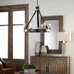 Deals 😍 Uttermost Marlow 6 Light Antique Bronze Chandelier 😉 8 Uttermost Marlow 6 Light Antique Bronze Chandelier