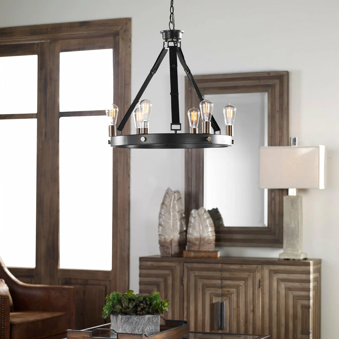 Deals 😍 Uttermost Marlow 6 Light Antique Bronze Chandelier 😉 5 Uttermost Marlow 6 Light Antique Bronze Chandelier