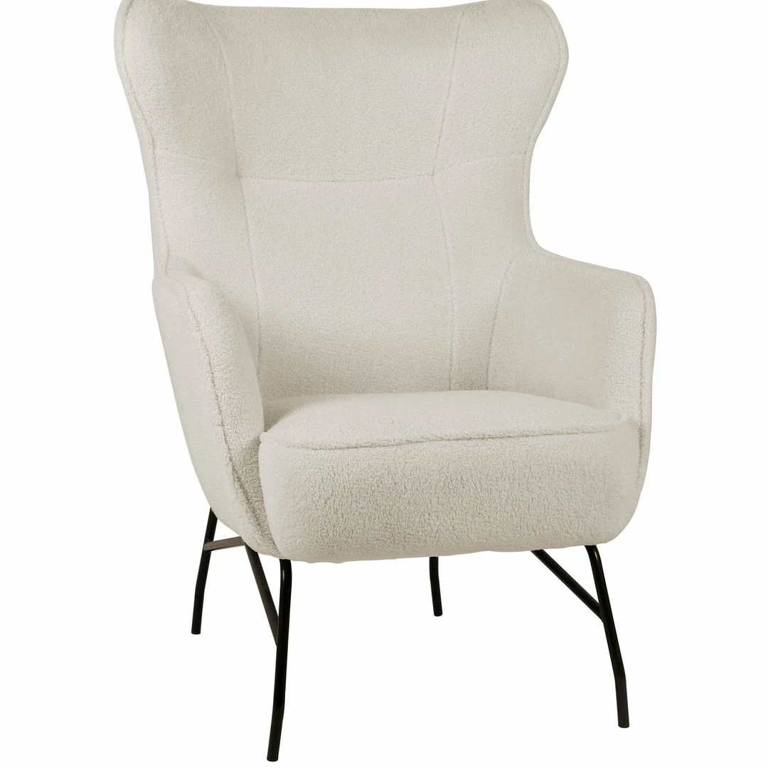 Buy ๐ Emerald Home Chairs Franky Accent Chair, Cream Boucle ๐ 8 Emerald Home Chairs Franky Accent Chair, Cream Boucle
