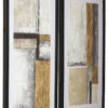 Ashley Furniture Jaxley - Light Brown - Wall Art Set (2/cn) Accessories