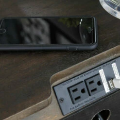 Ashley Furniture Hyndell - Brown Dark - Two Drawer Night Stand