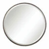 Uttermost Ada Round Steel Mirror