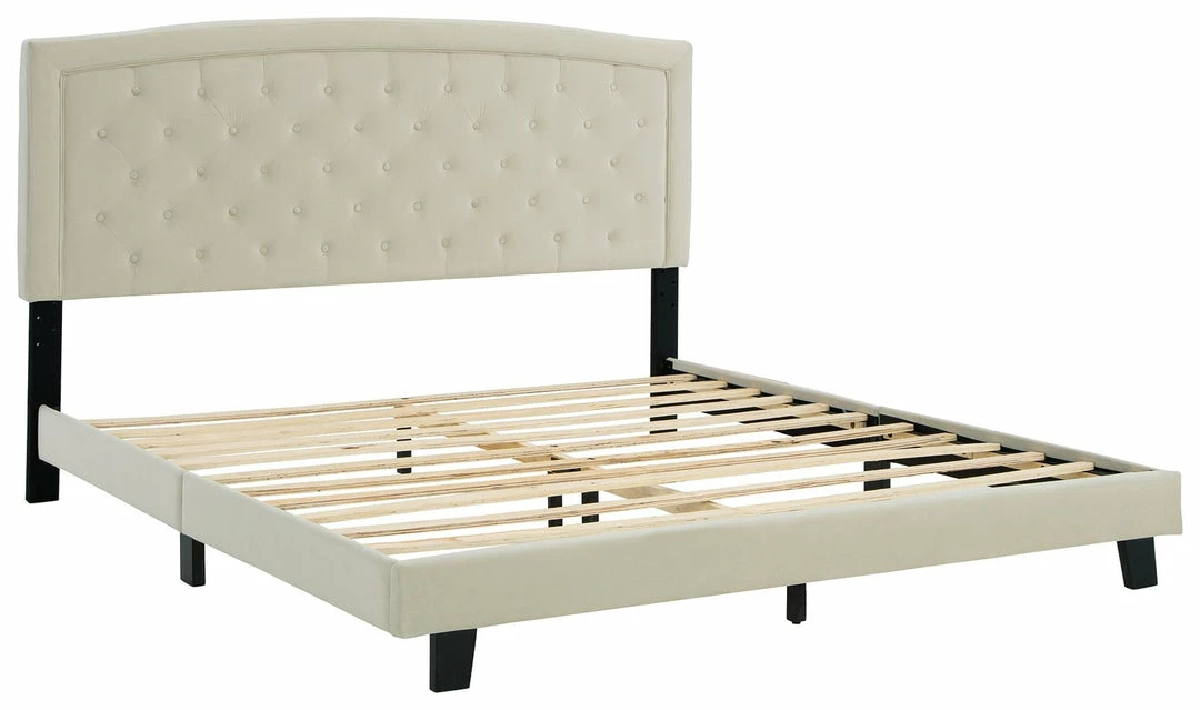Best reviews of ✔️ Ashley Furniture Adelloni - Cream - King Upholstered Bed Beds ❤️ 4 Ashley Furniture Adelloni - Cream - King Upholstered Bed Beds