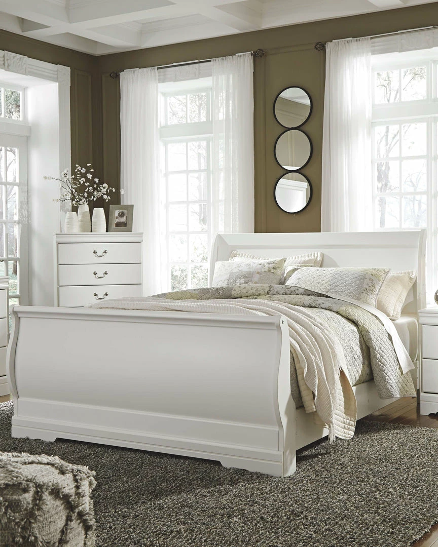 Outlet ⭐ Ashley Furniture Headboards Anarasia - Best In Class - Sleigh Headboard 💯 5 Ashley Furniture Headboards Anarasia - Best In Class - Sleigh Headboard