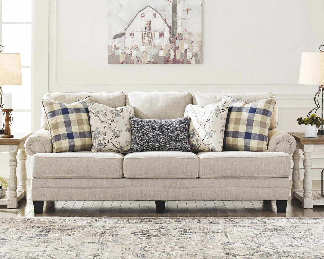 Hot Sale 🌟 Ashley Furniture Meggett - Linen - Sofa 🔥 8 Ashley Furniture Meggett - Linen - Sofa