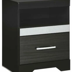 Ashley Furniture Nightstands Starberry - Black - One Drawer Night Stand