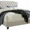 Ashley Furniture Beds Jerary - Gray - Upholstered Bed