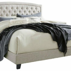 Ashley Furniture Beds Jerary - Gray - Upholstered Bed