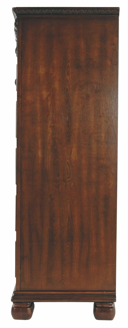 Cheap 🧨 Ashley Furniture Chests Leahlyn - Warm Brown - Five Drawer Chest 😉 8 Ashley Furniture Chests Leahlyn - Warm Brown - Five Drawer Chest