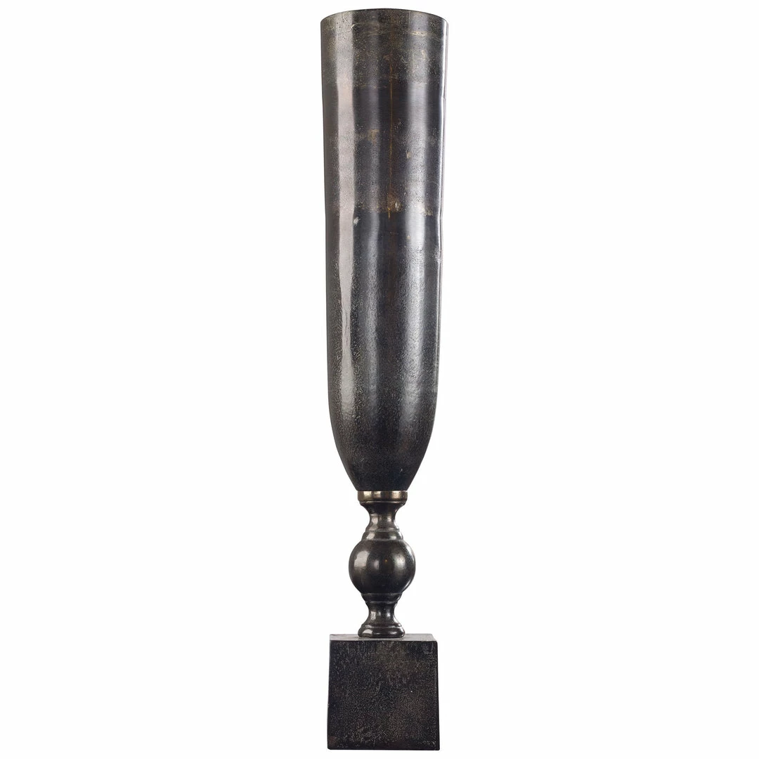 New ⭐ Uttermost Kaylie Black Nickel Vase Table Decor ✨ 5 Uttermost Kaylie Black Nickel Vase Table Decor