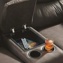 Ashley Furniture Boxberg - Double Stuffed Armrests - Power Reclining Loveseats Reclining Furniture