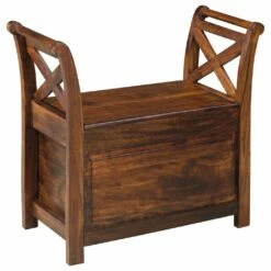 Ashley Furniture Abbonto - Warm Brown - Bench Benches