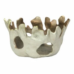 Moe's Home Collection Table Decor Molten Champagne Bowl Short