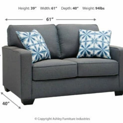 Top 10 ๐คฉ Ashley Furniture Kiessel - Steel - Loveseat Loveseats โ๏ธ 12 Ashley Furniture Kiessel - Steel - Loveseat Loveseats