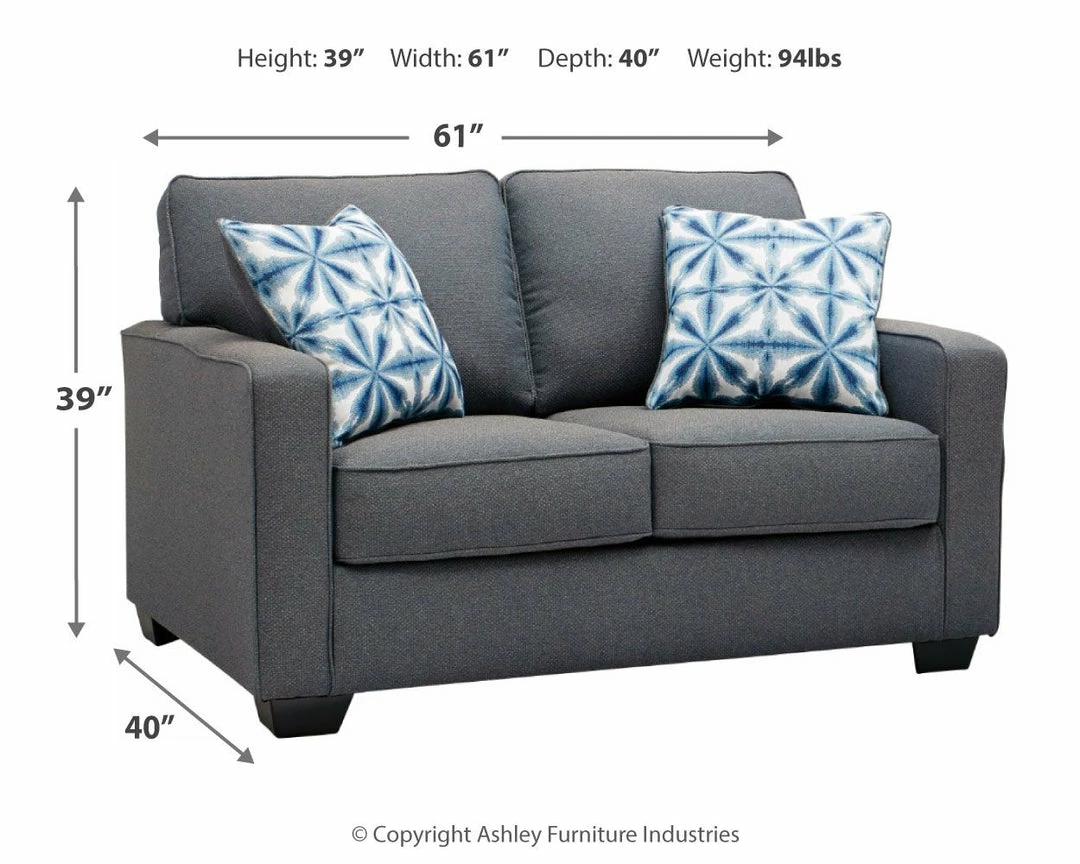 Top 10 ๐คฉ Ashley Furniture Kiessel - Steel - Loveseat Loveseats โ๏ธ 5 Ashley Furniture Kiessel - Steel - Loveseat Loveseats