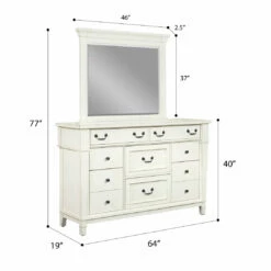 Emerald Home Dressers Stoney Creek 8-Drawer Dresser