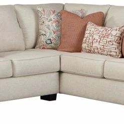 Signature Design By Ashley® Amici - Linen - Left Arm Facing Loveseat 2 Pc Sectional Sectionals