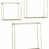 Ashley Furniture Efharis - Natural/gold Finish - Wall Shelf Set (3/cn)