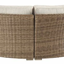 Ashley Furniture Beachcroft - Beige - Curved Corner Chair W/cushion