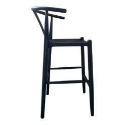 Moe's Home Collection Ventana Barstool Black Stools