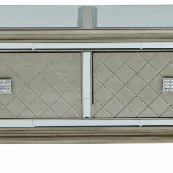 Ashley Furniture Tables Chevanna - Platinum - Rectangular Cocktail Table