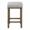 Budget 😉 Uttermost Pryce Wooden Counter Stool Stools ❤️ 2 Uttermost Pryce Wooden Counter Stool Stools