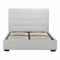 Moe's Home Collection Belle Storage Bed Queen Sand Beds