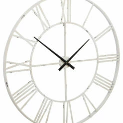Ashley Furniture Paquita - Antique White - Wall Clock Accessories