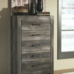 Signature Design By Ashley® Wynnlow - Gray - Five Drawer Chest