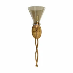Uttermost Glam 1 Light Gold Sconce