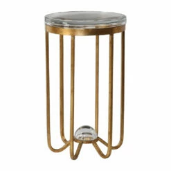Tables Uttermost Allura Gold Accent Table