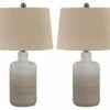 Promo ✨ Ashley Furniture Marnina - Ceramic Table Lamp (2/CN) 👏 1 Ashley Furniture Marnina - Ceramic Table Lamp (2/CN)