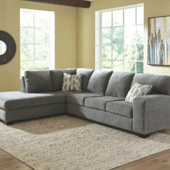 New 🎁 Benchcraft® Dalhart - Charcoal - 4 Pc. - Left Arm Facing Chaise Sectional, Rocker Recliner, Ottoman Living Room Sets 🥰 9 Benchcraft® Dalhart - Charcoal - 4 Pc. - Left Arm Facing Chaise Sectional, Rocker Recliner, Ottoman Living Room Sets
