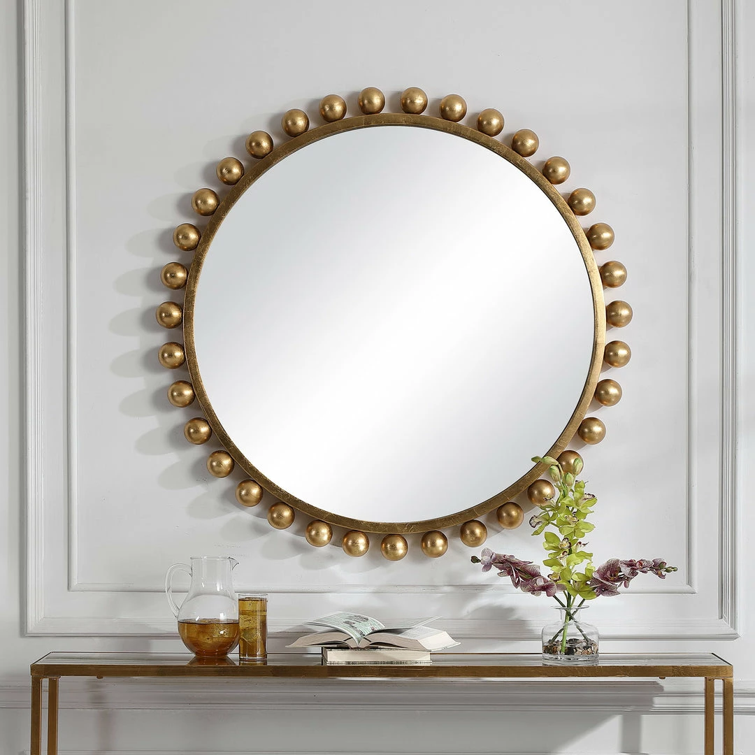 Best reviews of ๐ Uttermost Cyra Gold Round Mirror ๐คฉ 4 Uttermost Cyra Gold Round Mirror