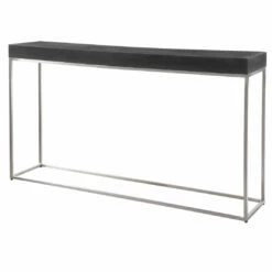 Uttermost Jase Black Concrete Console Table Tables