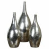 Promo ๐ฅ Table Decor Uttermost Rajata Silver Vases S/3 ๐ 2 Table Decor Uttermost Rajata Silver Vases S/3