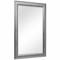 Uttermost Caldera Textured Gray Mirror