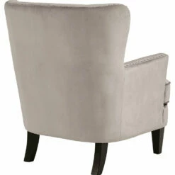 Ashley Furniture Romansque - Beige - Accent Chair - Bronze Finish Chairs