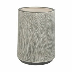 Moe's Home Collection Woodgrain Planter 9.5in Dark Grey Accessories