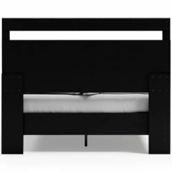 Signature Design By Ashley® Finch - Black/brown - Queen Panel Platform Bed