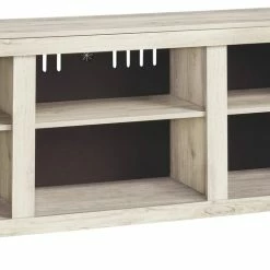Ashley Furniture TV Stands Bellaby - Whitewash - Lg Tv Stand W/fireplace Option - Small
