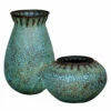 Uttermost Bisbee Turquoise Vases, S/2 Table Decor