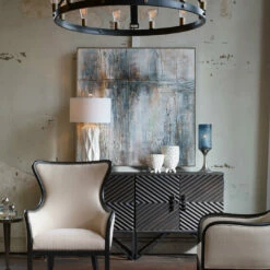 Accessories Uttermost Open Seas Hand Painted Canvas