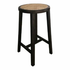 Moe's Home Collection Mcguire Counter Stool Dark Brown Stools
