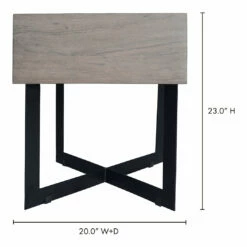 Moe's Home Collection Tables Tiburon Side Table Blush