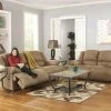 Signature Design By Ashley® Hogan - Mocha - 2 Pc. - Reclining Sofa, Loveseat Reclining Furniture