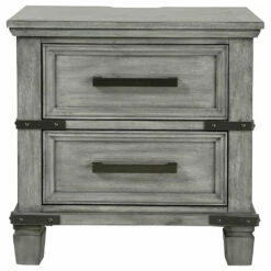 Signature Design By Ashley® Russelyn - Gray - Two Drawer Night Stand