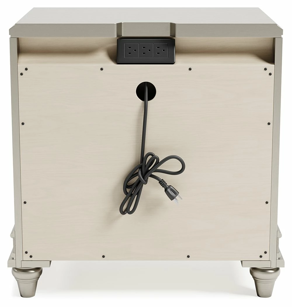 Buy 🔥 Ashley Furniture Chevanna - Platinum - Two Drawer Night Stand Nightstands 😉 8 Ashley Furniture Chevanna - Platinum - Two Drawer Night Stand Nightstands